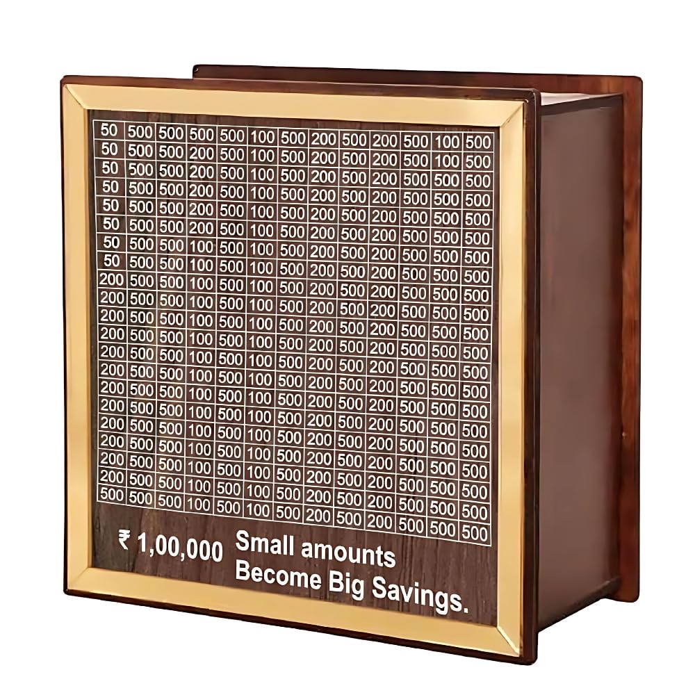 Wooden Money Saving Box | One Lakh Saving Box | Small Amount Becomes Big Savings