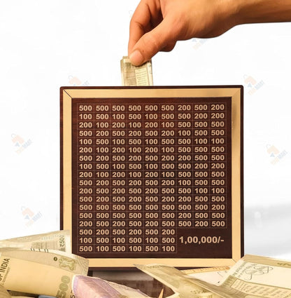Wooden Money Saving Box | One Lakh Saving Box | Small Amount Becomes Big Savings